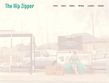 Tablet Screenshot of hipzipper.com